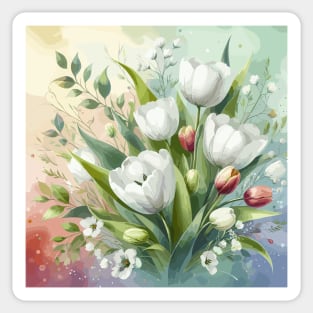 Tulip Flower Sticker